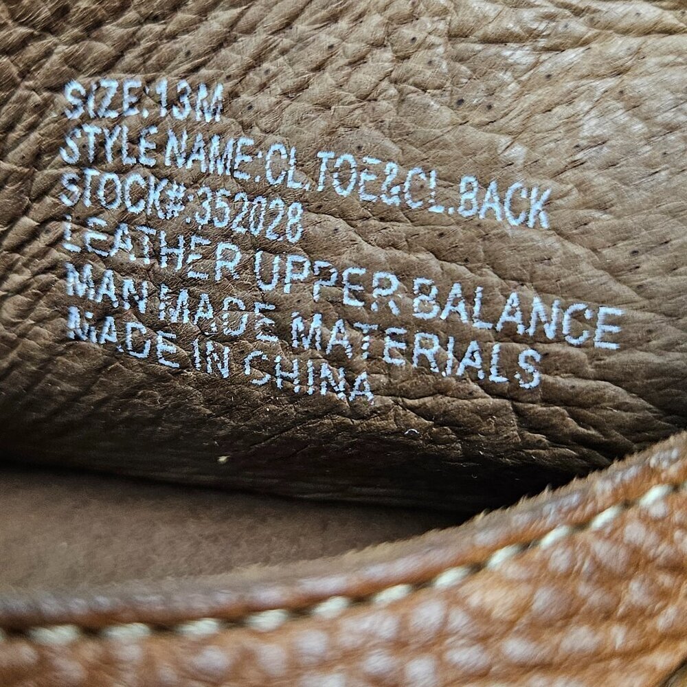 Bjorndal Cognac/Tan Leather Closed Toe/Closed Back Fisherman Sandal 13 352028 - Picture 8 of 9